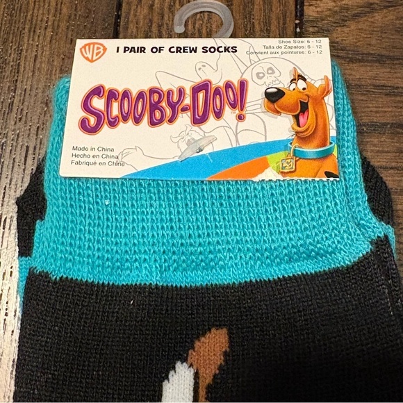 3/$20 Scooby-Doo Crew Socks NWT | Funny Cartoon Dog Lover Gift | Adult 6–12 - Picture 6 of 6